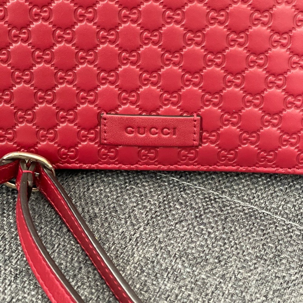 Gucci Guccissima WOC red burgundy - Picture 6 of 15